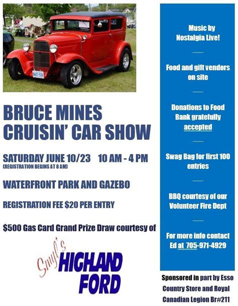 Cruisin Bruce Car Show Calendar