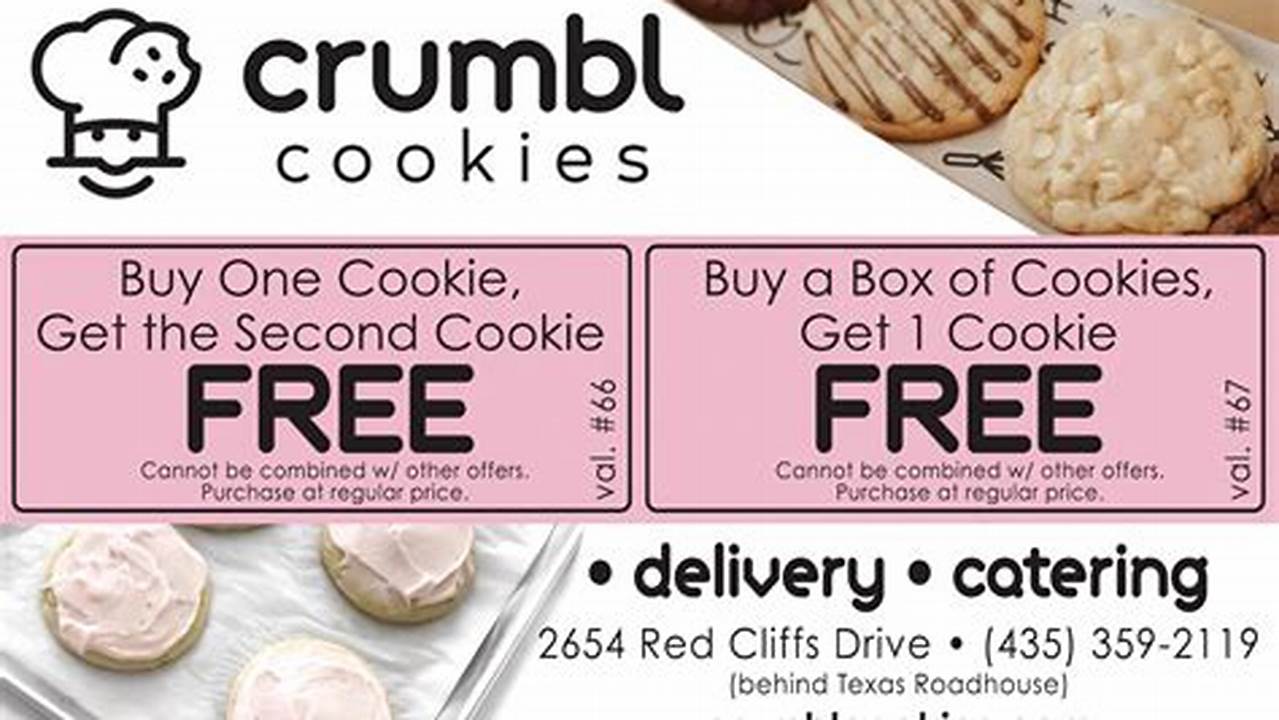 Crumble Cookies Promo Code 2024