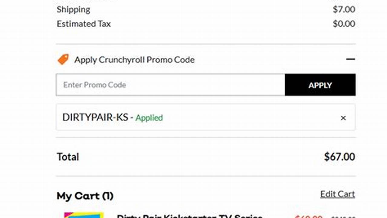 Crunchyroll Promo Code 2024