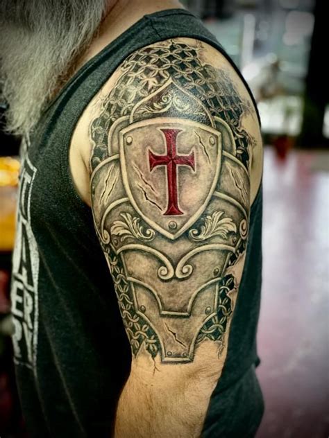 Crusader Cross Tattoo