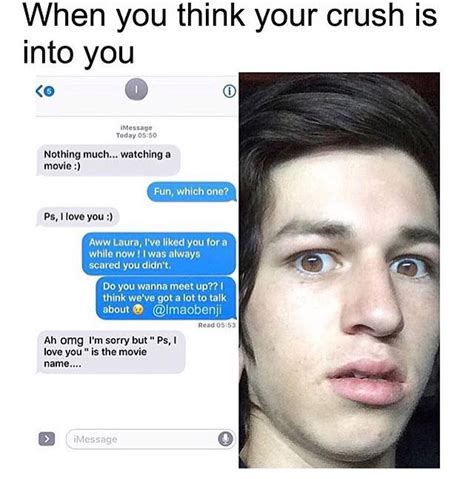 Crush Texts You Meme