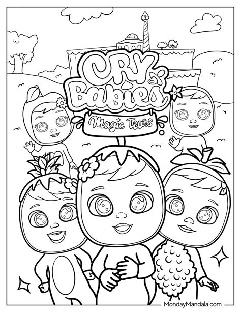Cry Baby Coloring Pages