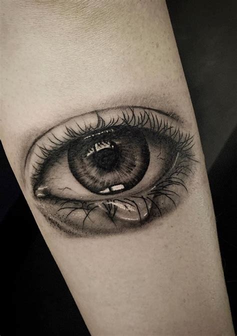 Realistic Crying Eye Best tattoo design ideas
