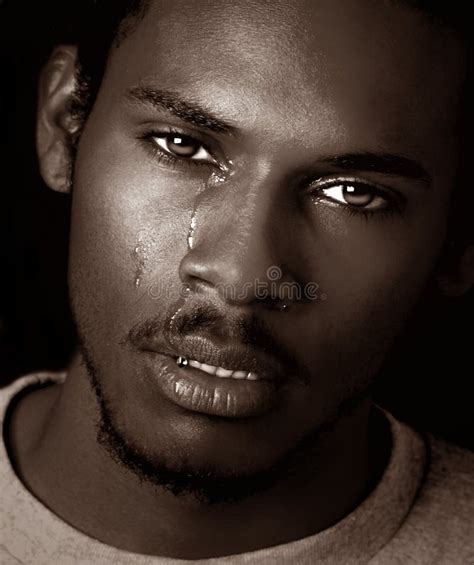 Crying Face Black Man