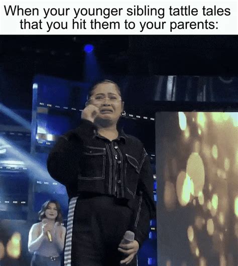 Crying Peace Sign Tongue Out Meme