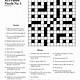 Cryptic Crossword Printable