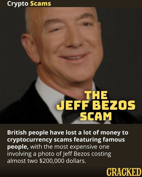 Crypto scams featuring Jeff Bezos