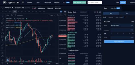 Crypto.com trading platform