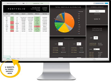 Cryptocurrency Portfolio Excel Tracker Eloquens