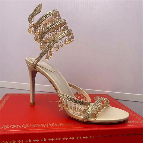 Crystal Designer Heels