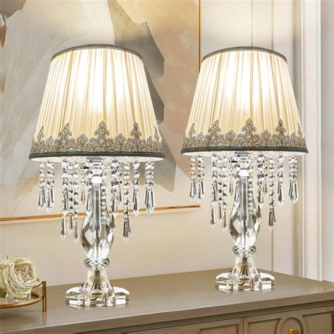 Crystal table lamps