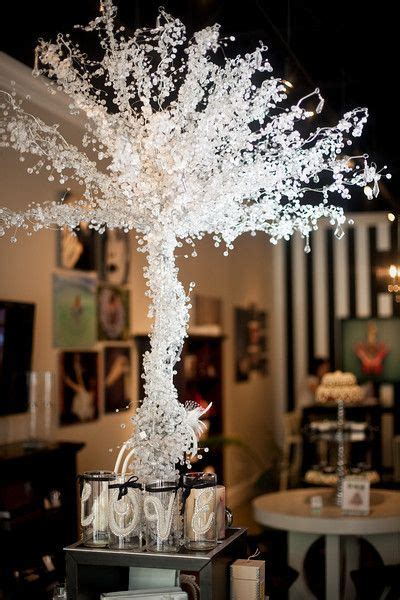 Sparkling Gems of Love: Enchanting Crystal Wedding Tree Centerpieces to Add Magical Touch to Your Celebration