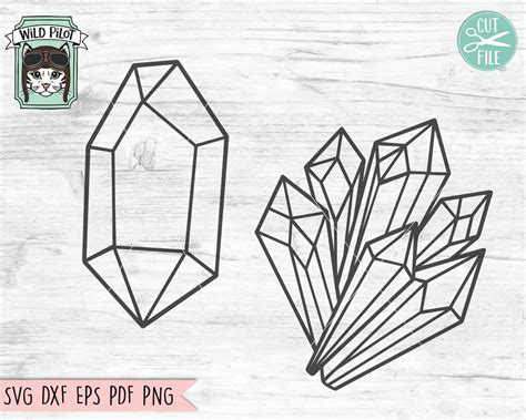 Download Crystals Bundle DXF Files