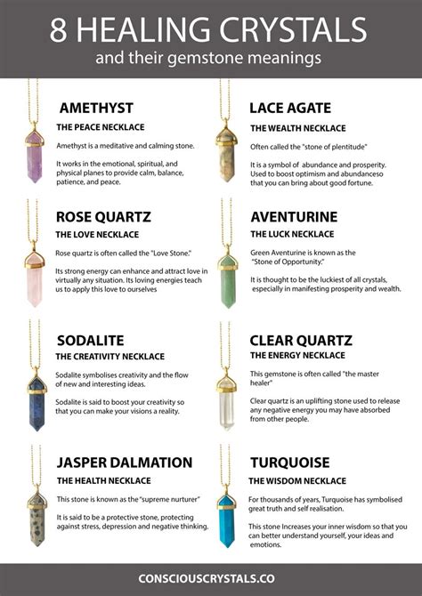 Crystals Necklace Meaning