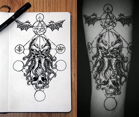 70 Cthulhu Tattoo Designs For Men Masculine Ink Ideas