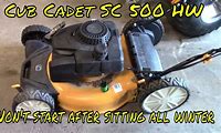 Cub Cadet SC 500 E Not Starting