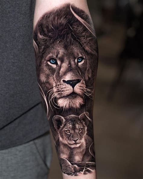 Cub Lion Tattoo
