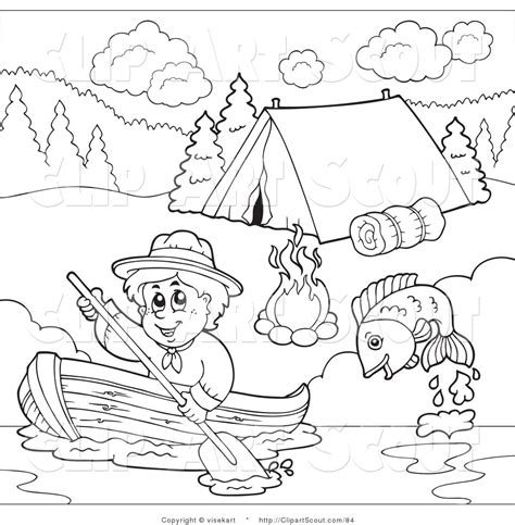 Cub Scout Camping Coloring Pages
