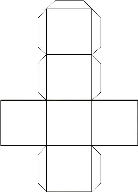 Cube Printable Template