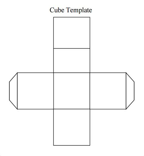 Cube Template Pdf