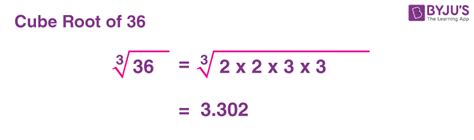 Cube Root Of 36