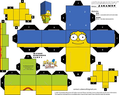 Cubecraft Printable