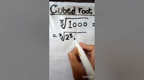 Cubed Root Of 1000