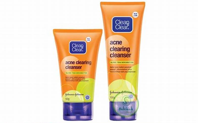 Cuci Muka Clean & Clear Untuk Jerawat