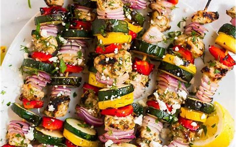 Cucuzza Squash And Chicken Skewers