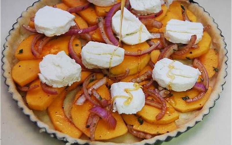 Cucuzza Squash And Goat Cheese Tart