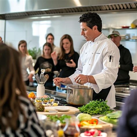 Culinary skills demonstration