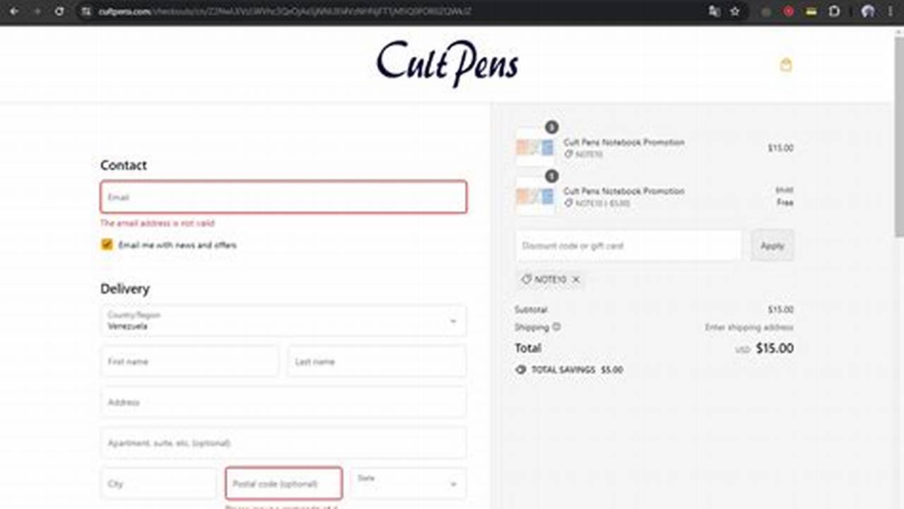 Cult Pens Promo Code 2024 Discount Code