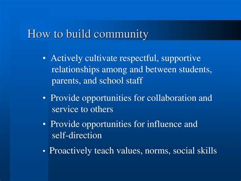 Cultivate a Supportive Community