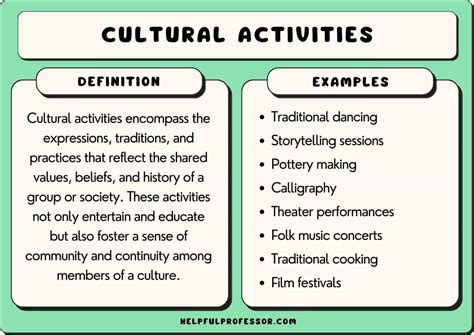 Cultural Activities