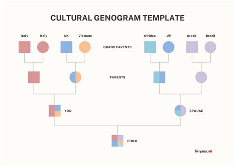 Cultural Genogram Template