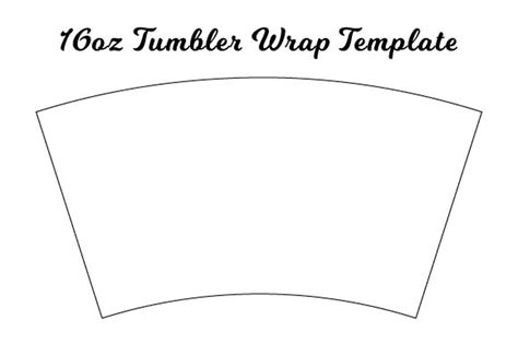 Cup Wrap Template