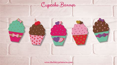 Cupcake Banner Template