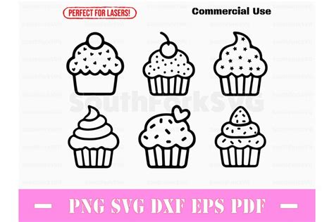 Download Cupcake Bundle Files DXF Files