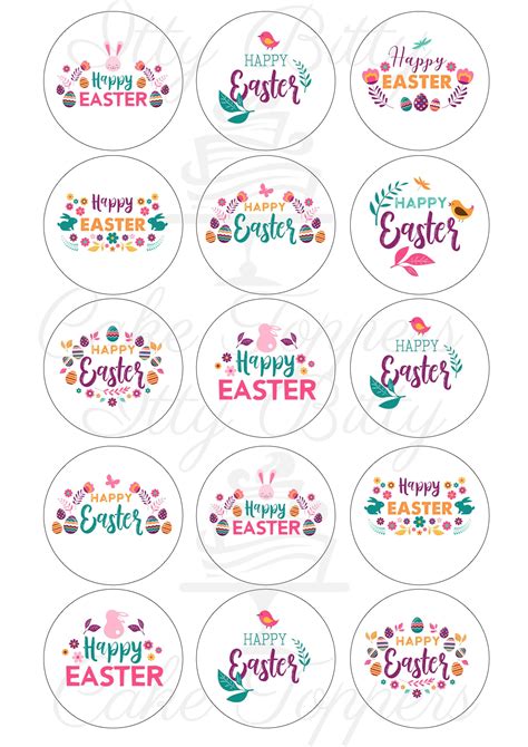Cupcake Toppers Easter