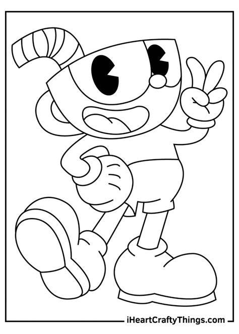 Cuphead Color Pages