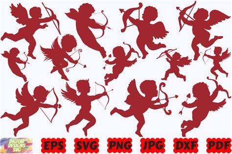 Love is in the Air: Celebrate Valentine's Day with a Cupid SVG that Captivates Hearts!