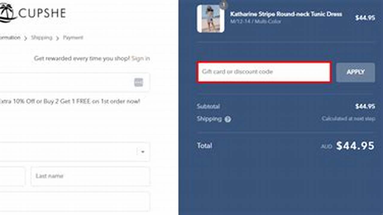 Cupshe Discount Codes 2025
