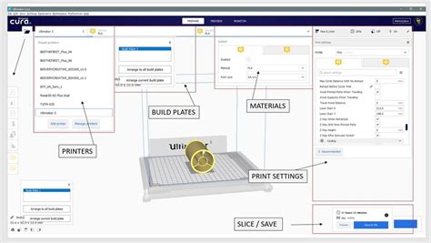 Cura Interface