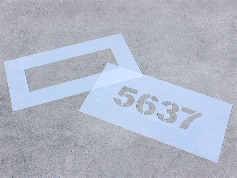 Curb Painting Templates