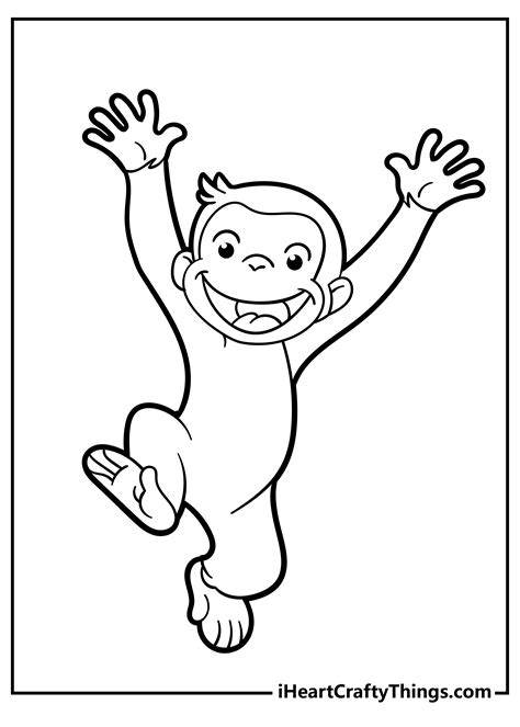 Curious George Printable Coloring Pages