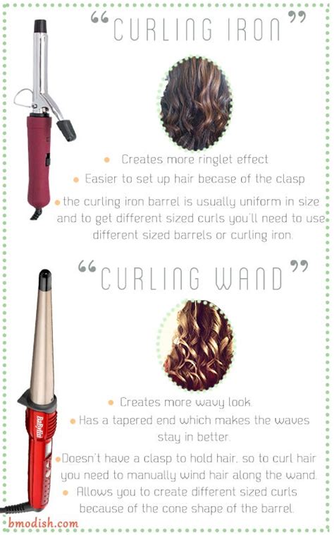Curling Irons vs. Wands