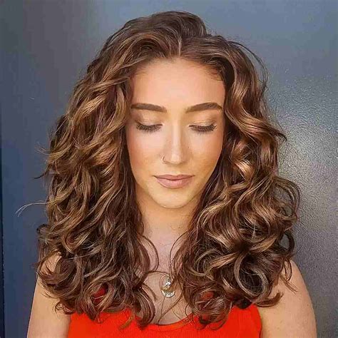Curls Medium Length Hair Style