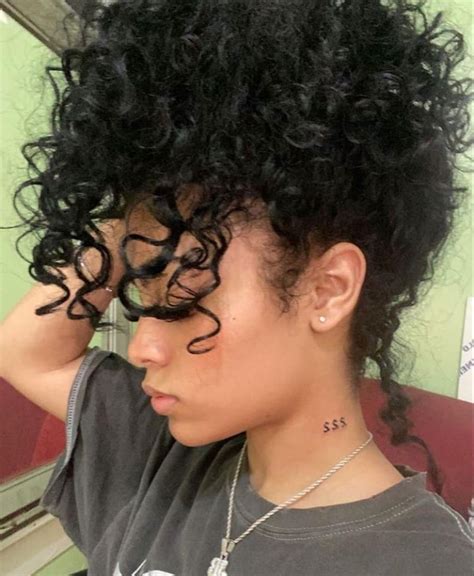 Curly Hair Tattoo