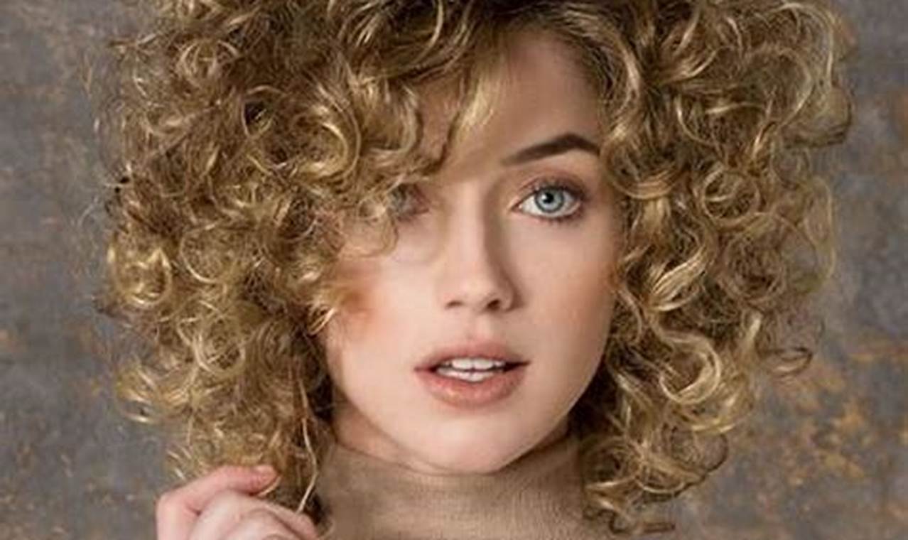 Curly Bob Hairstyles for Round Faces