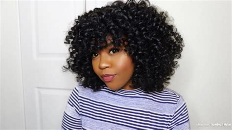 Curly Crochet Hair Styles With Bangs
